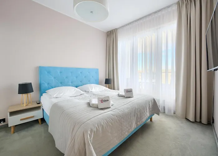 Apartamentyprzymorzu Olympic Park Z Prywatnym Tarasem Z Widokiem Na Morze Apartment